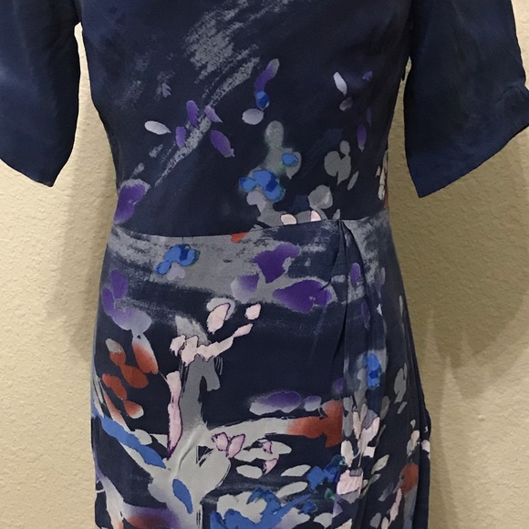 Anthropologie 100% Silk Dress - Picture 2 of 8